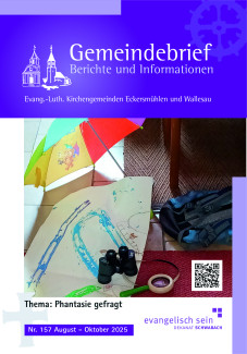Das Titelbild zeigt eine Installation der KiTa-Kinder